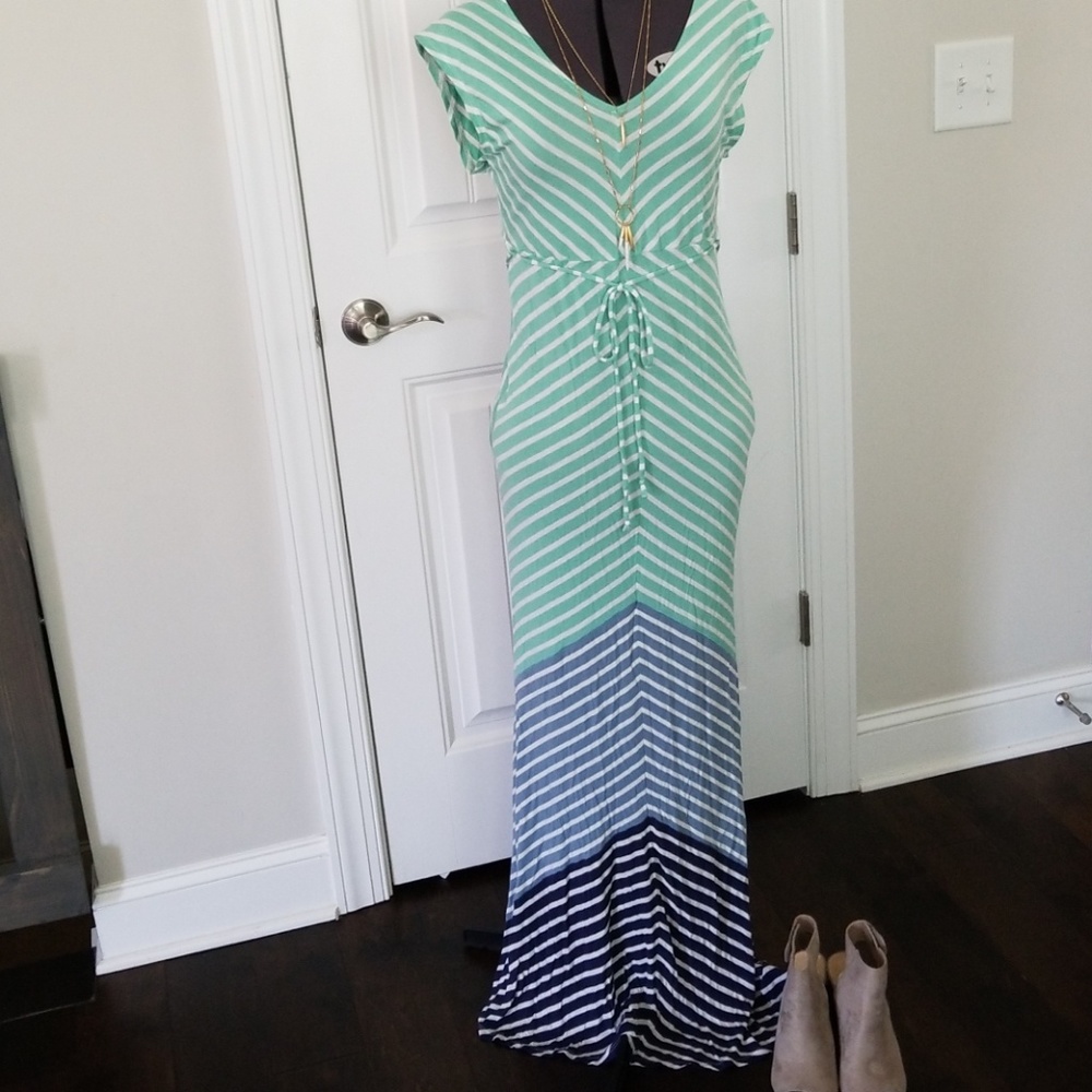 Jessica Simpson Knit Maternity Maxi Dress